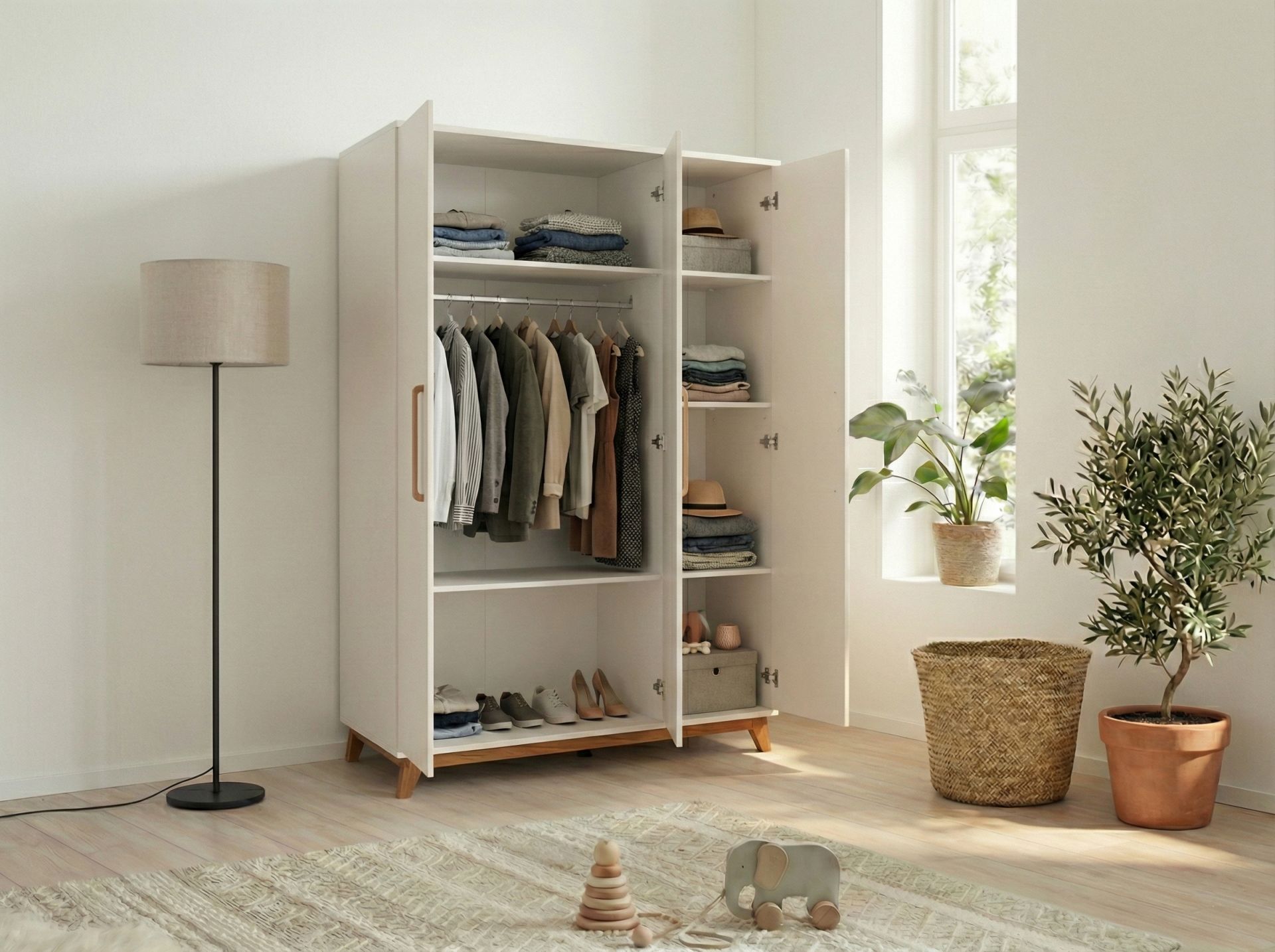 Kleiderschrank 3-türig »Lina«